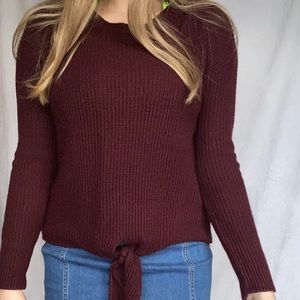 Pink Republic Burgundy Sweater